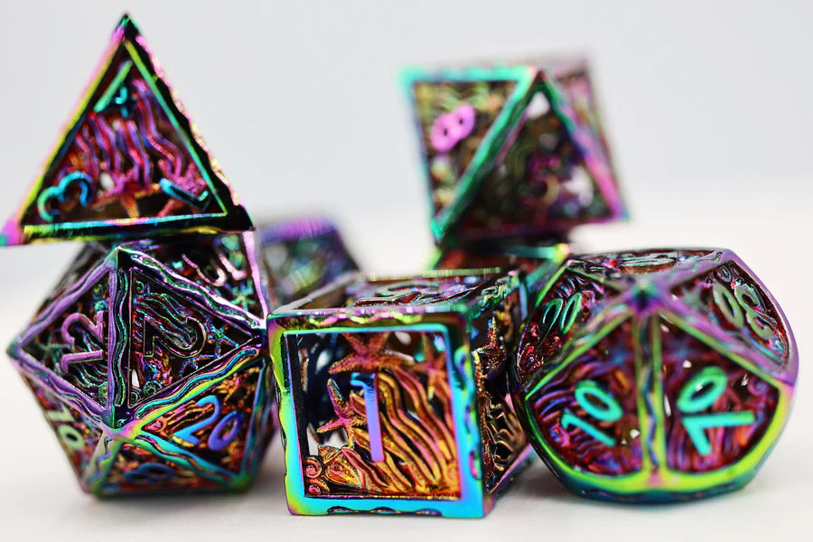 Hollow Metal RPG Set: Seascape Burnt Opal