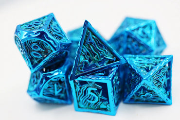 Hollow Metal RPG Set: Seascape - Electro Blue