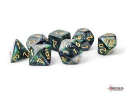 CHX 22415 Mega-Hedral Dice Set: Scarab Jade/Gold