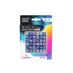 Galaxy Series - Neptune - D6 Dice Set 12 mm (36 pcs) - Gamegenic 50023