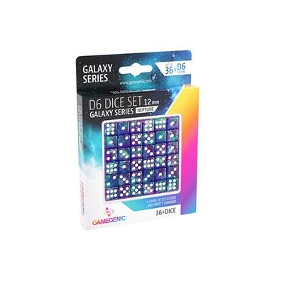 Galaxy Series - Neptune - D6 Dice Set 12 mm (36 pcs) - Gamegenic 50023