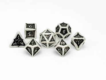 Alloy Metal RPG Set: Pirate Dice - Blackbeard