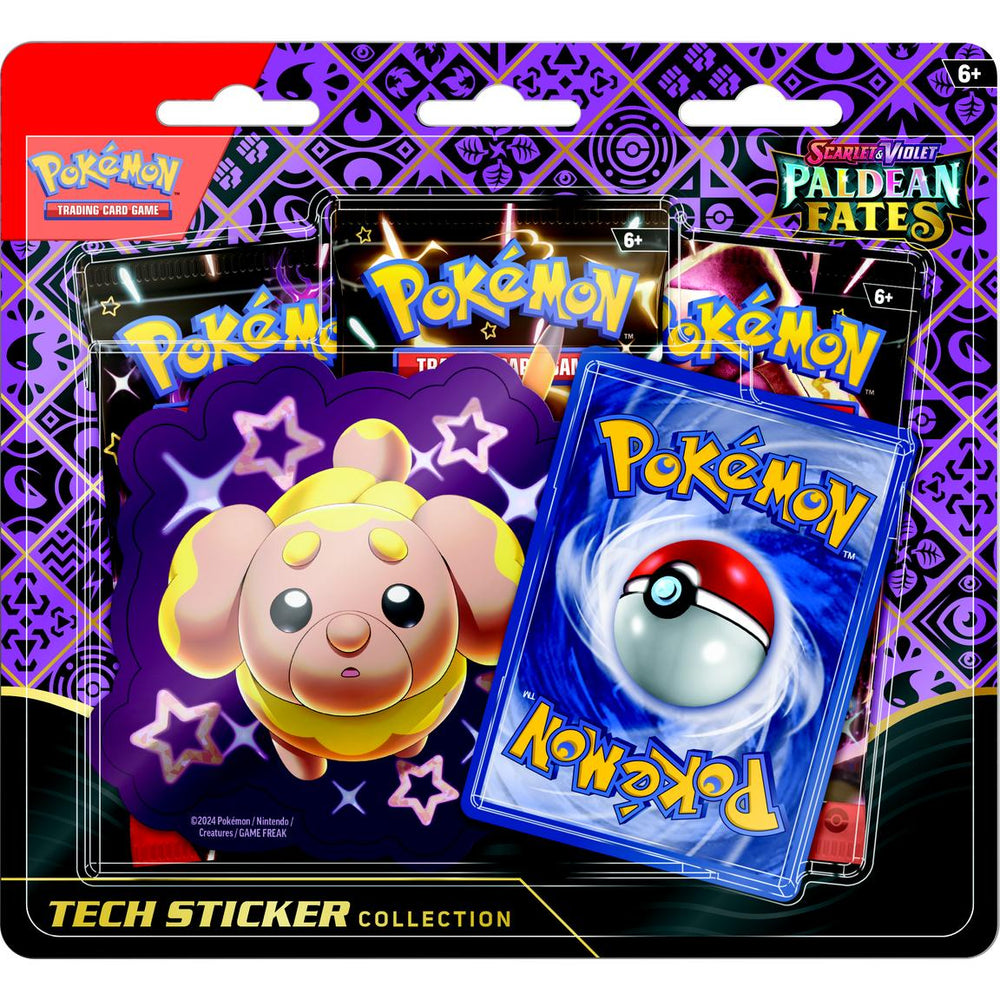 Pokemon: Paldean Fates: Tech Sticker Collection - Fidough