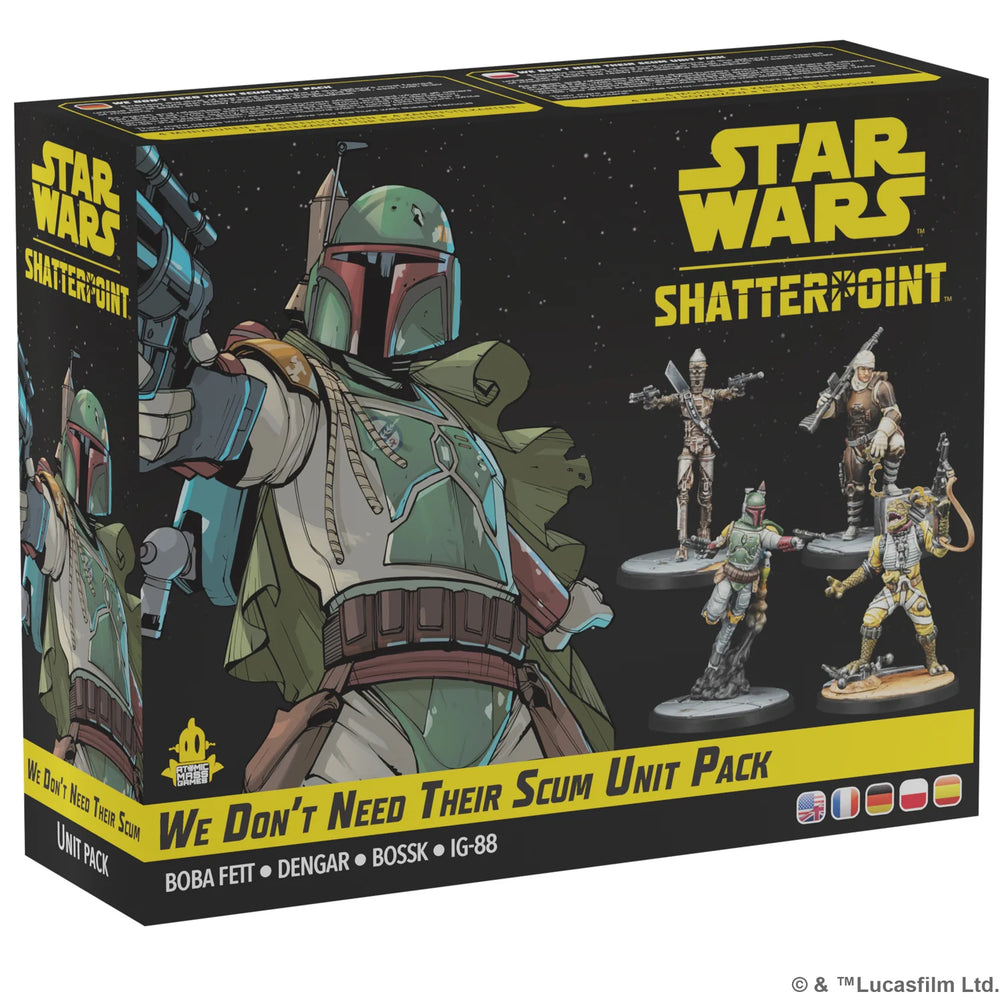 Star Wars: Shatterpoint - We Don't Need Their Scum: Bounty Hunters Unit Pack