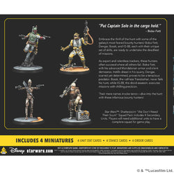 Star Wars: Shatterpoint - We Don't Need Their Scum: Bounty Hunters Unit Pack