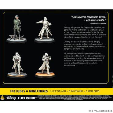 Star Wars: Shatterpoint - Maximum Firepower: General Veers Squad Pack