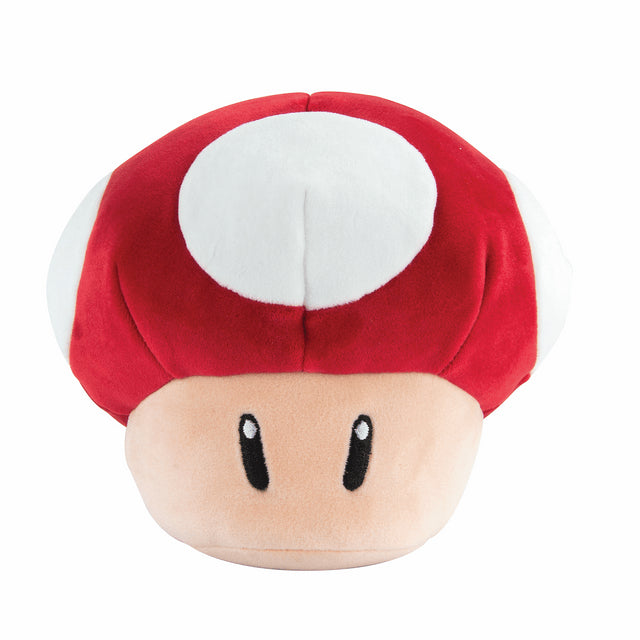 Club Mocchi- Mocchi- Super Mario™ Super Mushroom Junior Plush Toy, 6 inch