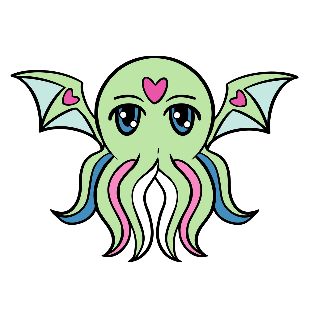 Pridethulhu Pin - Transgender