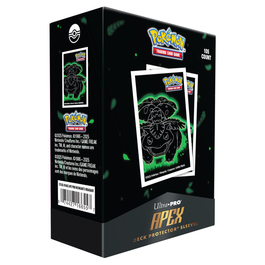 Apex Sleeves 105ct. - Neon Kanto: Venusaur