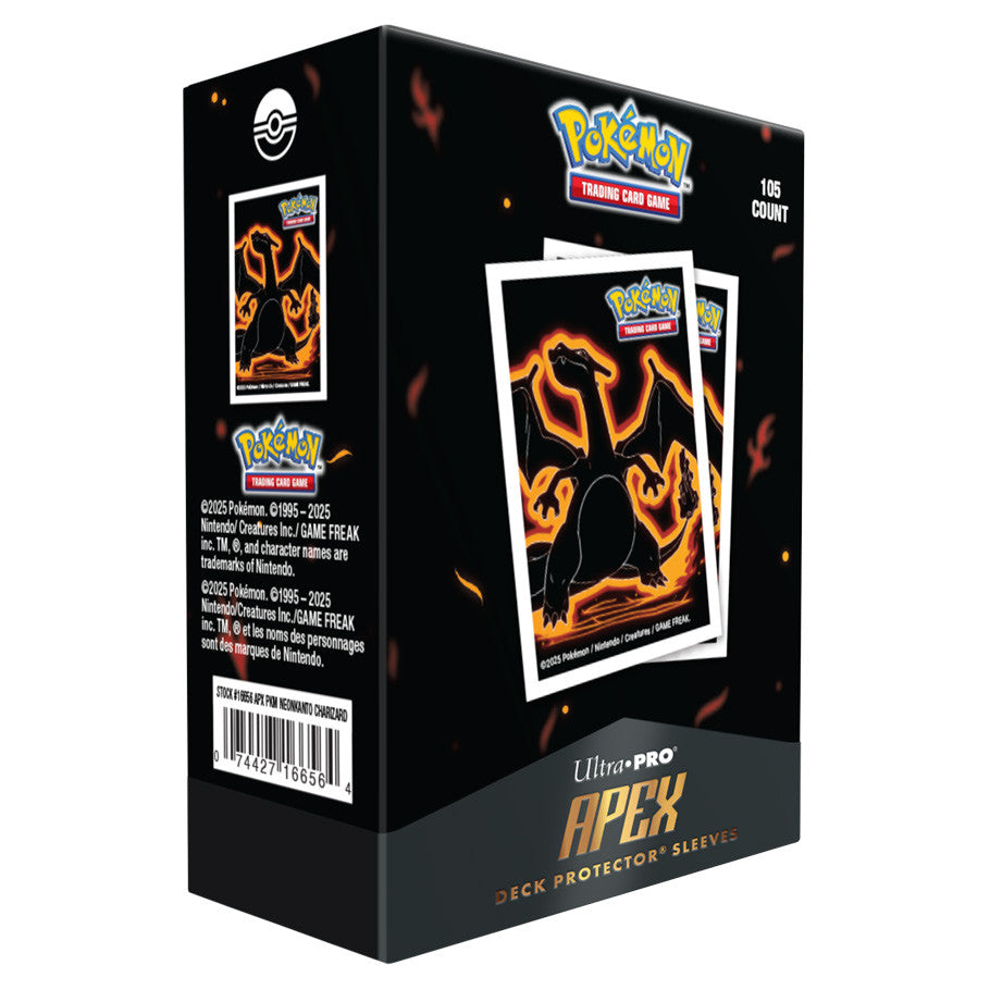 Apex Sleeves 105ct. - Neon Kanto: Charizard