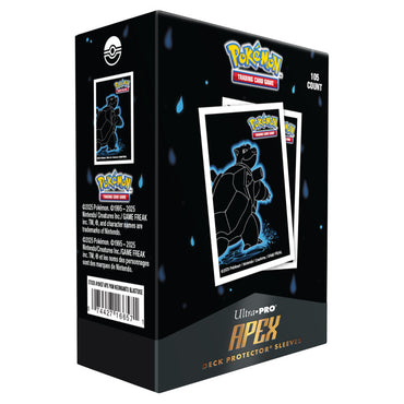 Apex Sleeves 105ct. - Neon Kanto: Blastoise
