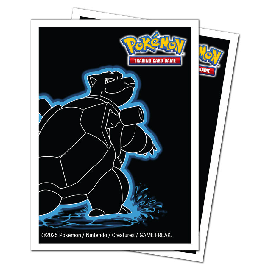 Apex Sleeves 105ct. - Neon Kanto: Blastoise