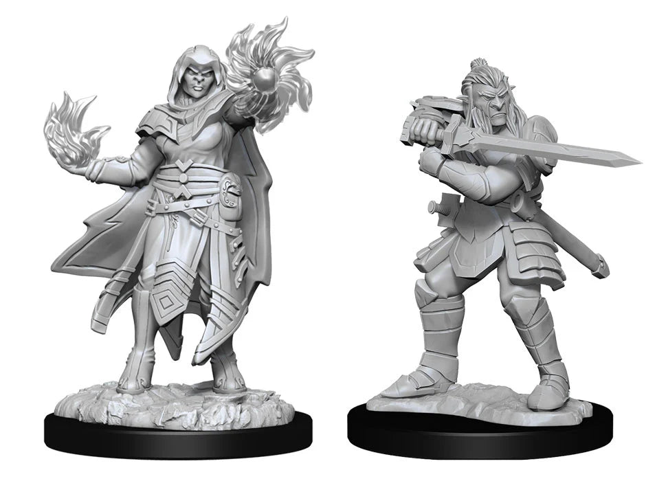 Wizkids Small: Hobgoblin Fighter Male and Hobgoblin Wizard Female 90310