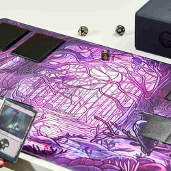 Playmat: Stained Glass Decaying Swamp