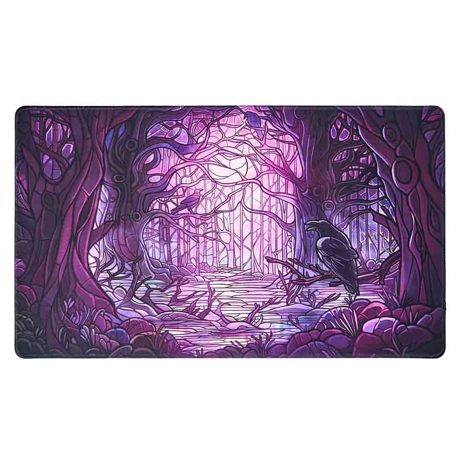 Playmat: Stained Glass Decaying Swamp