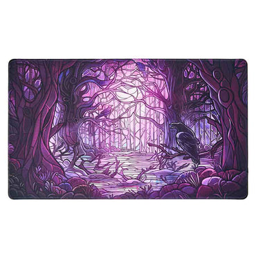 Playmat: Stained Glass Decaying Swamp
