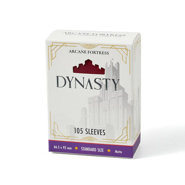 Arcane Fortress: Dark Ruby Matte Sleeves (105ct.)