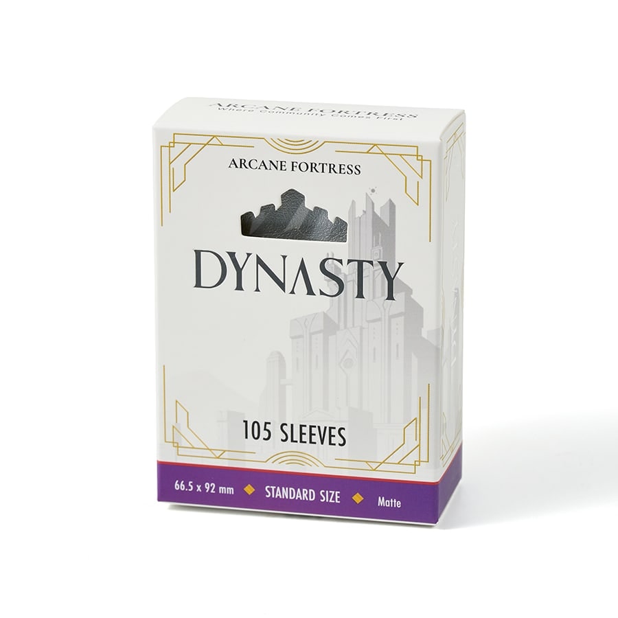 Arcane Fortress: Frosted Silver Matte Sleeves (105ct.)