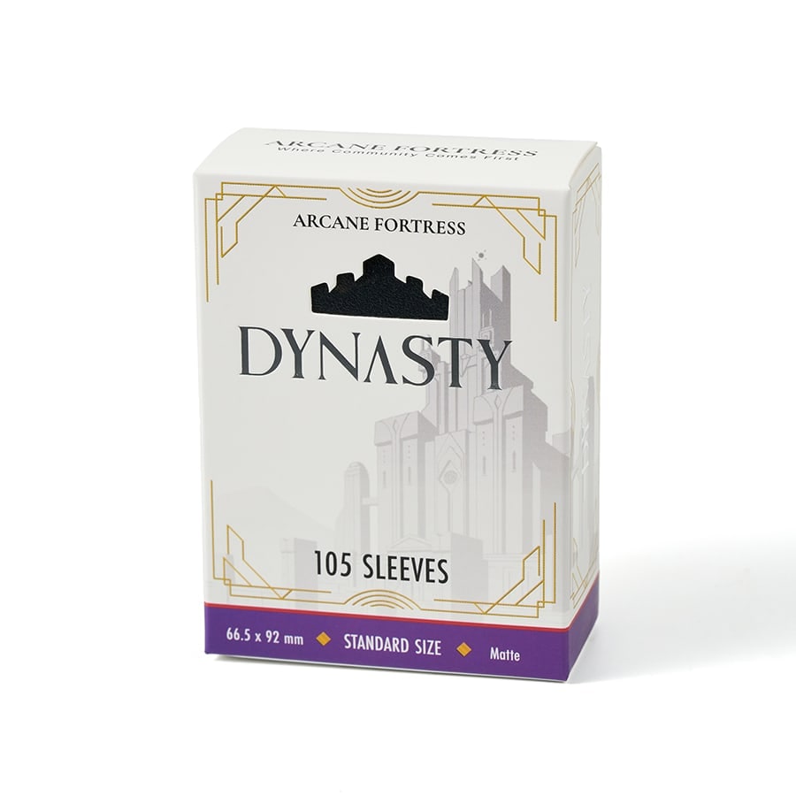 Arcane Fortress: Shadow Black Matte Sleeves (105ct.)