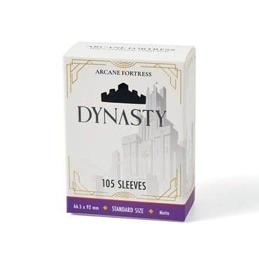 Arcane Fortress: Shadow Black Matte Sleeves (105ct.)