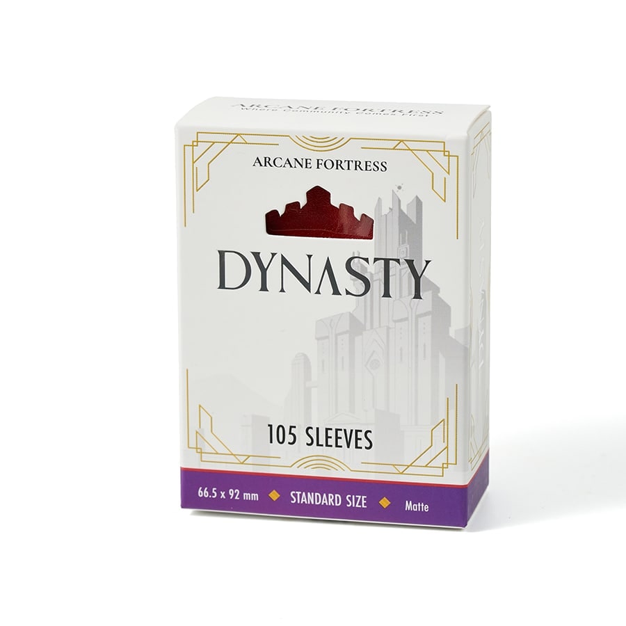 Arcane Fortress: Crimson Red Matte Sleeves (105ct.)