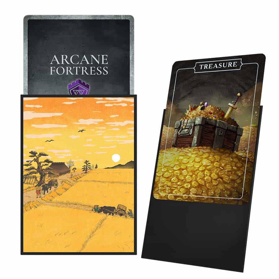Arcane Fortress Ukiyo-E Collection Dusk Over Edo Matte Sleeves (100ct.)