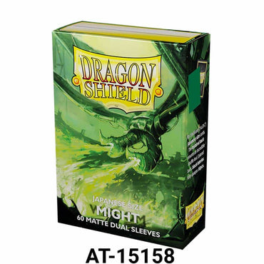 Dragon Shields: Dual Matte Might 60ct Yu-Gi-Oh Size AT-15158