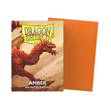 Dragon Shield Matte Sleeve - Amber 100ct AT-11059