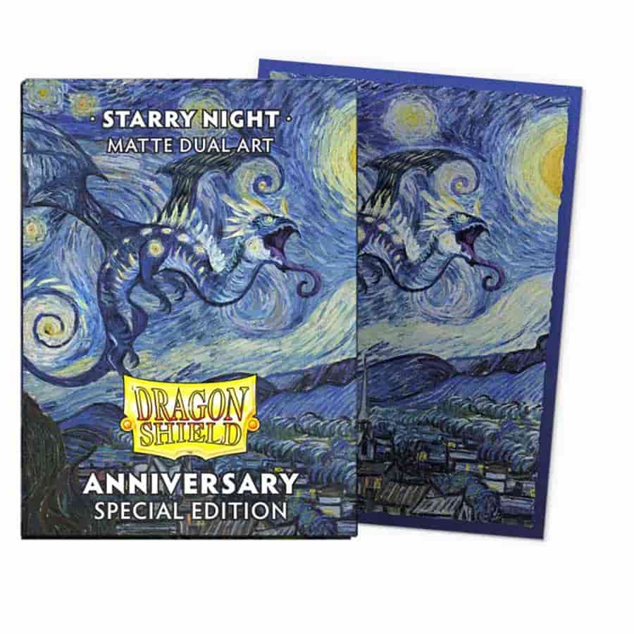 Dragon Shield Art Sleeve - Starry Night Anniversary Dual Art 100 CT AT-12116