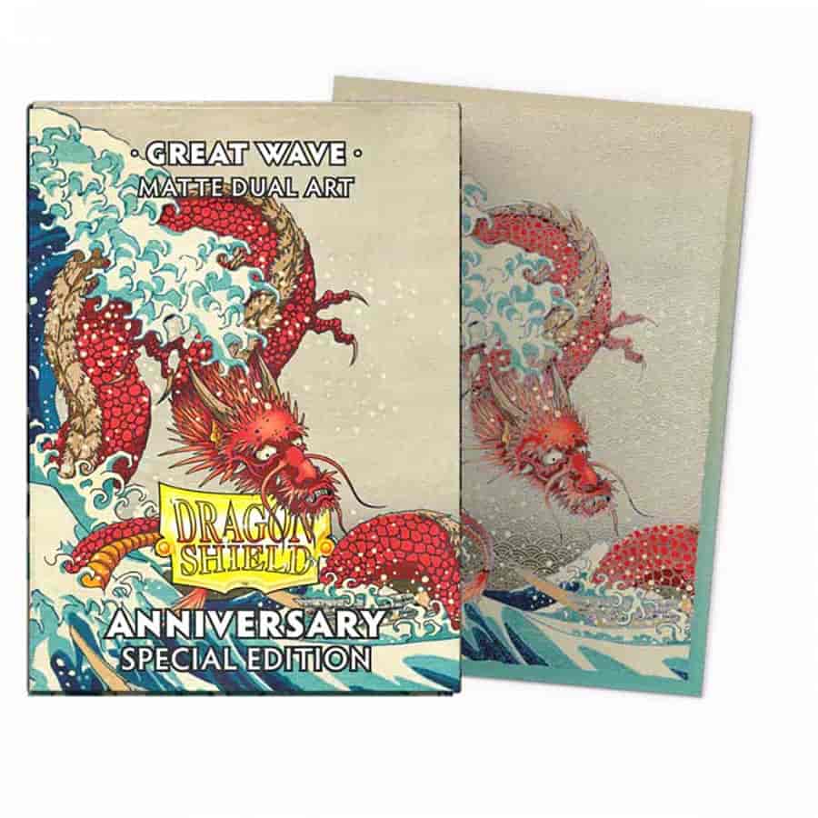 Dragon Shield Art Sleeve - Great Wave Anniversary Dual Art 100 CT AT-12117