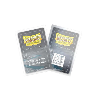 Dragon Shield Board Game Sleeves - Clear Nonglare American Mini