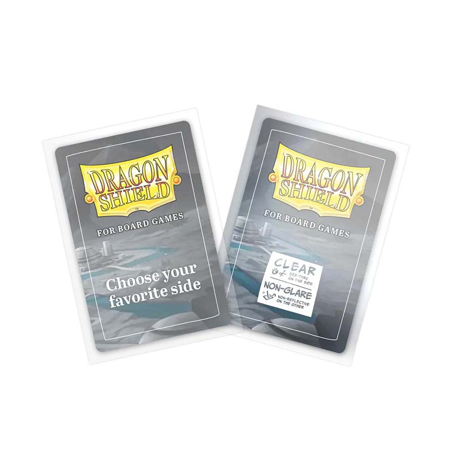 Dragon Shield Board Game Sleeves - Clear Nonglare European Mini
