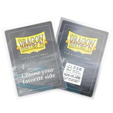 Dragon Shield Board Game Sleeves - Clear Nonglare Common Standard