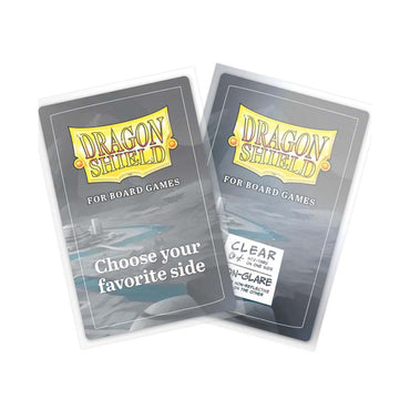 Dragon Shield Board Game Sleeves - Clear Nonglare Extra Large