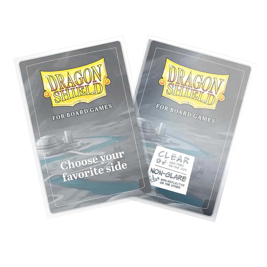Dragon Shield Board Game Sleeves - Clear Nonglare Oversize