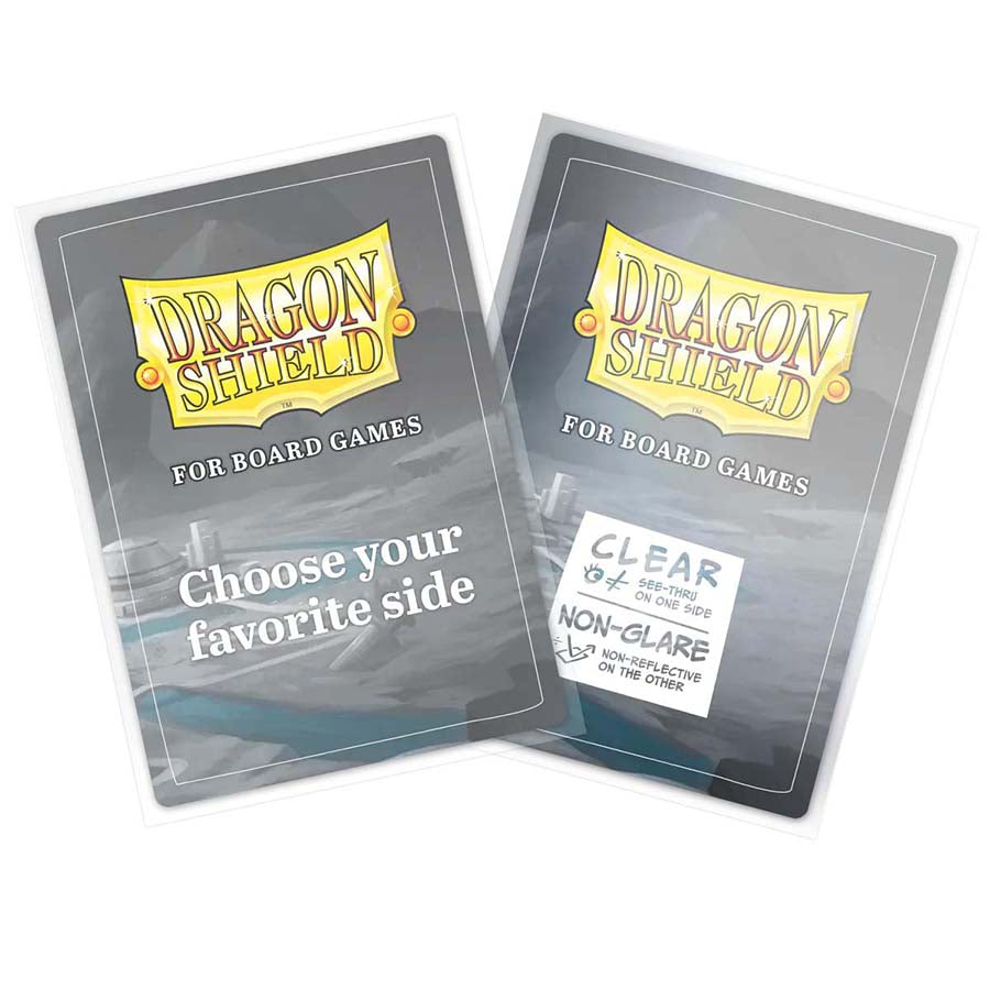 Dragon Shield Board Game Sleeves - Clear Grand Standard