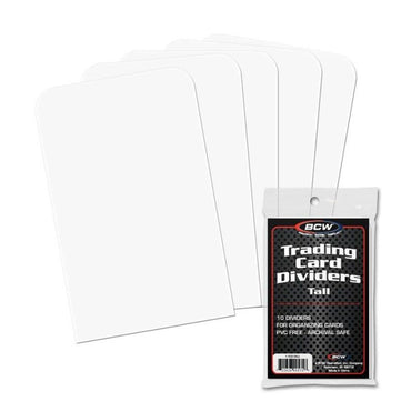 BCW Card Dividers Tall - 10ct