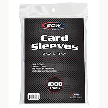 BCW Standard Soft Sleeves (1000ct)