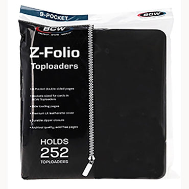 BCW Zip 9-Pocket Toploader Binder