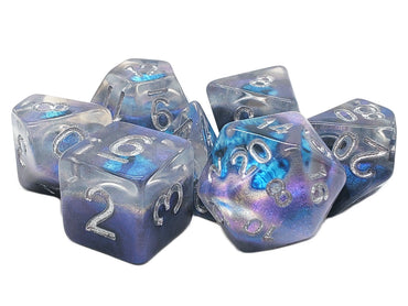Infused Dice - Dragon Eye (Blue) 7pc RPG Set