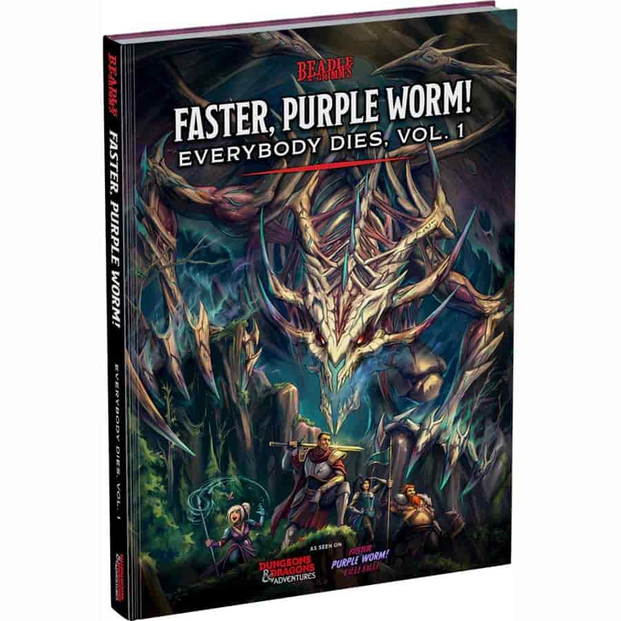 D&D (5E) Book: Faster, Purple Worm! Everybody Dies  Vol. 1 (Dungeons & Dragons)