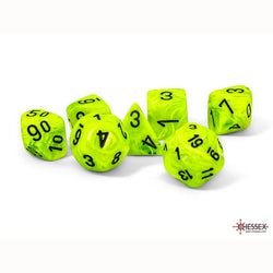 CHX 22430 Mega-Hedral Dice Set: Vortex Bright Green/Black