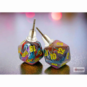 CHX 54507 Festive Mosaic Mini D20 Earrings