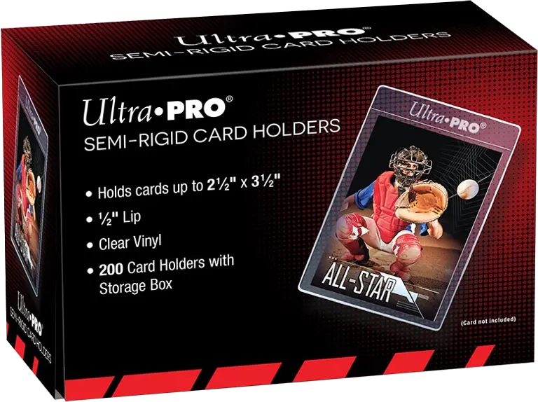 Ultra Pro: Semi Rigid 1/2 inch Lip Sleeves 81150