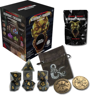 D&D Acererak's Treasure Pack Dice Sets Crystal Edition