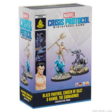 Marvel Crisis Protocol: Black Panther, Chose of Bast and Namor, the Sub-Mariner