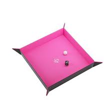 Gamegenic: Magnetic Dice Tray Square Black/Pink