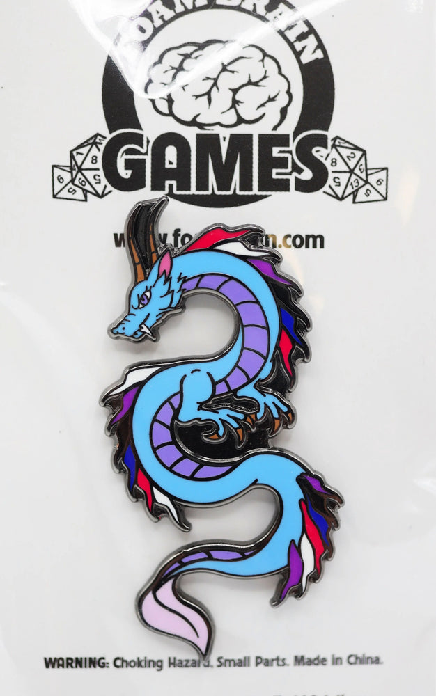 Pride Dragon Pins - Genderfluid