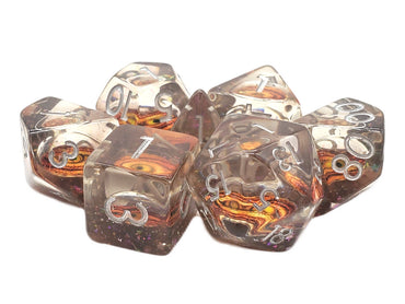 Infused Dice - Dragon Eye (Gold) 7pc RPG Set