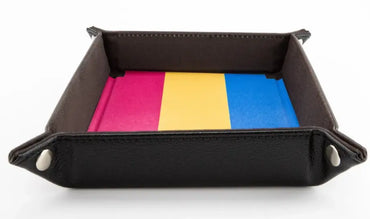Fanroll: Velvet Dice Tray - Pride Pansexal Flag